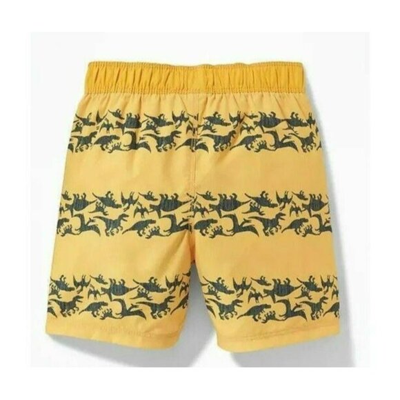 Old Navy Swim Trunks Swimsuit Toddler Dinosaur Yellow 18-24 Mos. NWT LH4017 - Picture 5 of 5